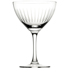 Raffles Lines Crystal Martini Glasses 190ml/6.5oz (Pack of 6)