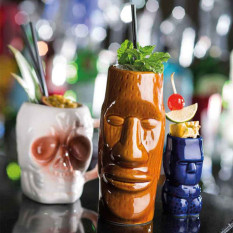 Easter Island Tiki Mug 400ml/14oz (Pack of 6)