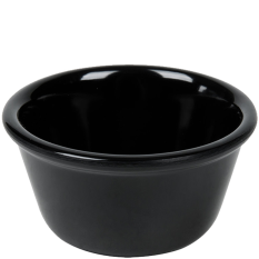 Melamine Smooth Ramekin Black 4oz 120ml (Pack of 12)