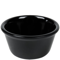 Melamine Smooth Ramekin Black 6oz 180ml (Pack of 12)