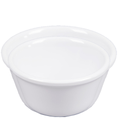 Melamine Smooth Ramekin White 6oz 180ml (Pack of 12)