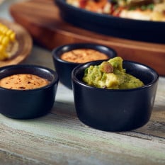 Forge Stoneware Black Ramekin 90ml/3.2oz (Pack of 12)