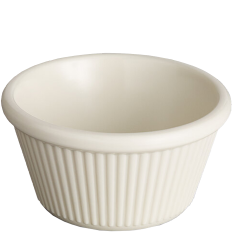 Bone White Fluted Ramekin 5oz 150ml