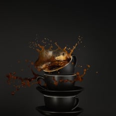 Bevande Cono Raven Cappuccino Cup 200ml/7oz (Pack of 6)