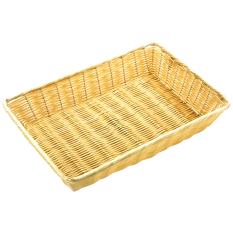 Polyrattan Basket Rectangular 28 x 40cm