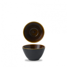 Churchill Nourish Tokyo Black Deep Bowl 10.2cm 24cl (Pack of 12)