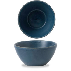 Churchill Nourish Oslo Blue Contour Snack Bowl 14.5oz RBBLBS141