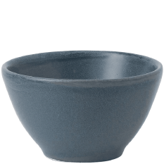 Churchill Nourish Oslo Blue Contour Dip Pot 8.5cm/3.31" 110ml/4oz (Pack of 12)