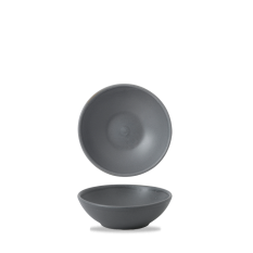 Churchill Nourish Seattle Grey Contour Shallow Bowl 6Oz (Pack of 12)