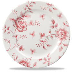 Vintage Prints Rose Chintz Profile Plate 6.5"