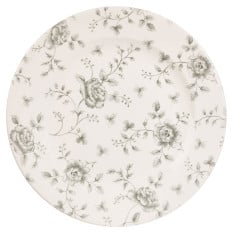 Churchill Vintage Prints Grey Rose Chintz Profile Plate 27.6cm/10.81" (Pack of 6)