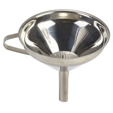 Funnel with Removable Strainer Stainless Steel