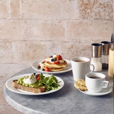 GenWare RG Porcelain Winged Plate 16cm/6.3" (Pack of 6)