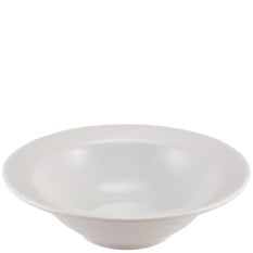 Genware RG Porcelain Rimmed Oatmeal Bowl 16cm/6.3" (Pack of 6)