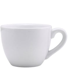 Genware Porcelain Bowl Shaped Cup 9cl