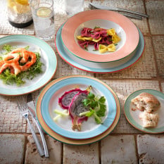 Steelite Rio Blue Slimline Plate 20cm/8" (Pack of 24)
