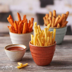 Churchill Stonecast Spiced Orange Ripple Chip Mug 9.5cm/3.69" 280ml/9.85oz (Pack of 12)