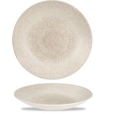 Studio Prints Raku Agate Grey Deep Coupe Plate 22.5cm