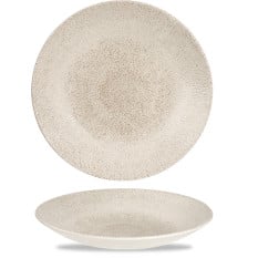 Studio Prints Raku Agate Grey Deep Coupe Plate 25.5cm