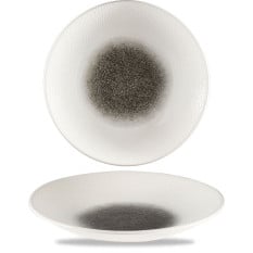 Isla Quartz Black Deep Coupe Plate 10.62"