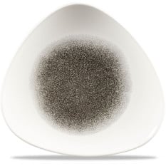 Studio Prints Raku Quartz Black Lotus Plate 9"