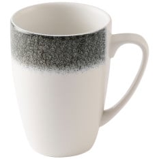 Churchill Raku Quartz Black Profile Mug 340ml/12oz (Pack of 12)