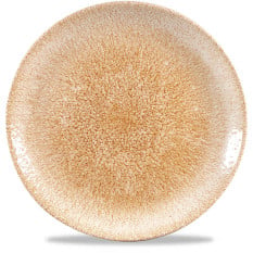 Studio Prints Raku Garnet Orange Coupe Plate 26cm