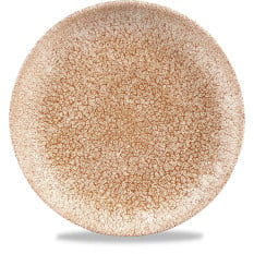 Studio Prints Raku Garnet Orange Coupe Plate 16.5cm