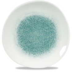 Studio Prints Raku Jade Green Organic Round Plate 21cm