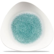 Studio Prints Raku Jade Green Lotus Plate 10"