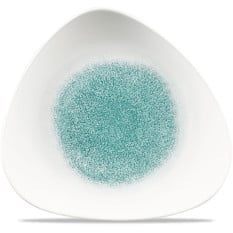 Studio Prints Raku Jade Green Lotus Plate 12"