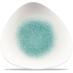 Studio Prints Raku Jade Green Lotus Plate 9"
