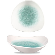 Churchill Studio Prints Raku Jade Green Lotus Bowl 18.5cm/7.25" 370ml/13.02oz (Pack of 12)