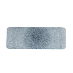 Raku Topaz Blue Rectangular Tile 37.6 x 14cm