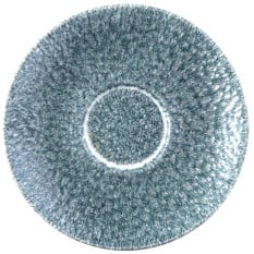 Churchill Studio Prints Raku Topaz Blue Cappuccino Saucer 15.6cm/6.25" (Pack of 12)