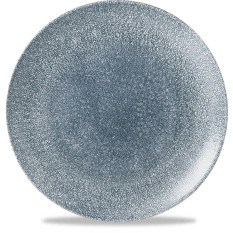 Studio Prints Raku Topaz Blue Coupe Plate 26cm