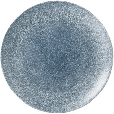 Churchill Studio Prints Raku Topaz Blue Coupe Plate 28.8cm/11.31" (Pack of 12)