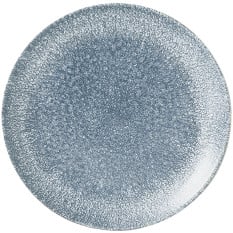 Churchill Studio Prints Raku Topaz Blue Coupe Plate 21.7cm/8.5" (Pack of 12)