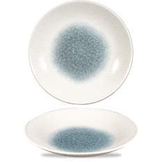 Isla Topaz Blue Deep Coupe Plate 10.62"