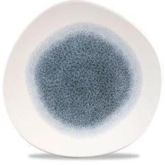 Studio Prints Raku Topaz Blue Organic Round Plate 26.4cm