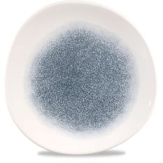 Studio Prints Raku Topaz Blue Organic Round Plate 21cm