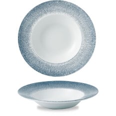 Studio Prints Raku Topaz Blue Wide Rim Bowl 24cm 28.4cl