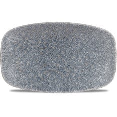 Studio Prints Raku Topaz Blue Chefs' Oblong Plate No. 1 20x12.1cm