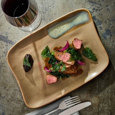 Roots Coastal Rectangular Serving Platter 30 x 22cm/11.75 x 8.5" (Pack of 6)