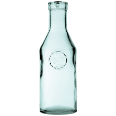 Authentico Recycled Glass Water Bottle 1 Litre (Pack of 6)
