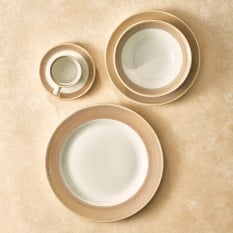 Steelite Revolution Edge Sandstone Harmony Plate 30cm/12" (Pack of 12)