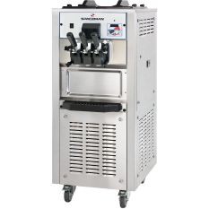 Blue Ice S30 Soft Serve Ice Cream Machine Freestanding Twin Twist 300 Servings Per Hour