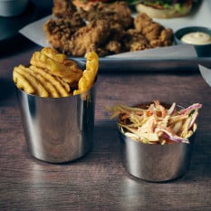 GenWare Stainless Steel Mini Serving Cup 8 x 5cm (Pack of 12)