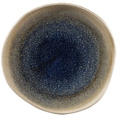 Stonecast Aqueous Blue Round Trace Plate 7.25"