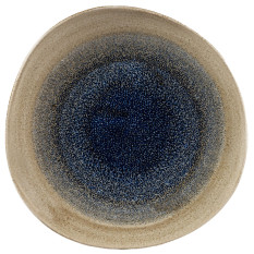Churchill Stonecast Aqueous Bayou Blue Round Trace Plate 21cm/8.25" (Pack of 12)